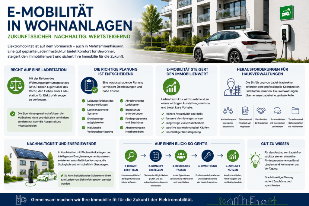 E-Mobilität - Ladestruktur - DEBUS Immobilien E-Mobilität in Wiesbaden